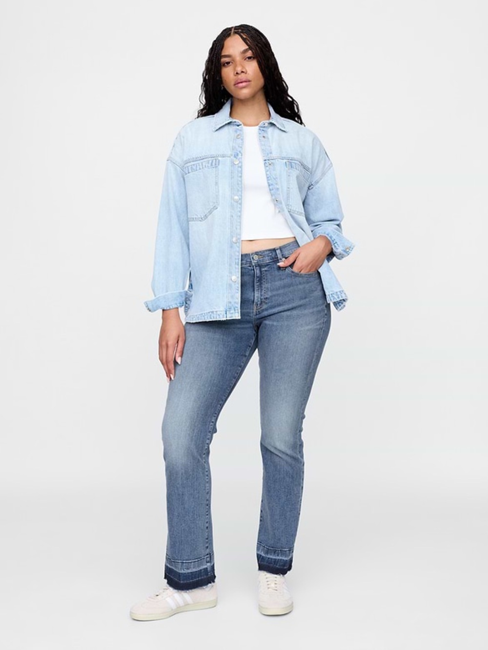 GAP Universal Mid-Rise Baby Boot Jeans | Size 18